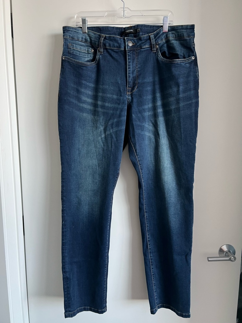 Tahari Men's Indigo Slim Straight Jeans